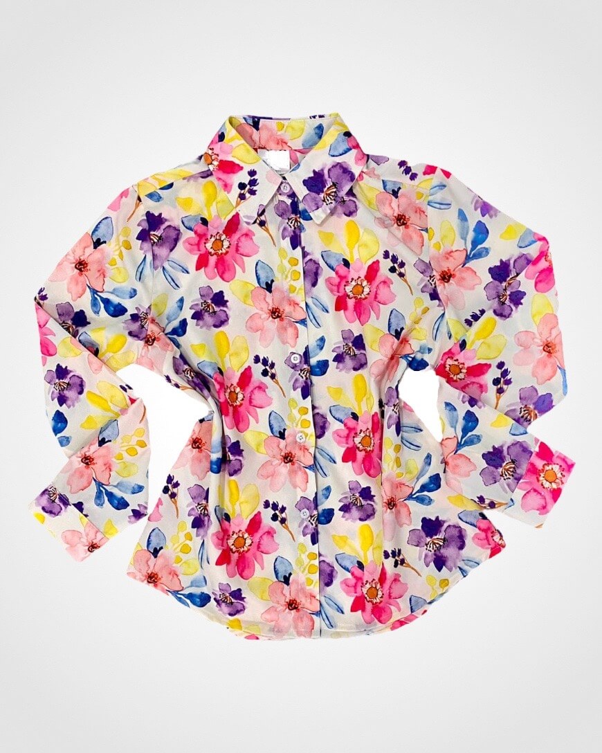 Camisa estampado flores