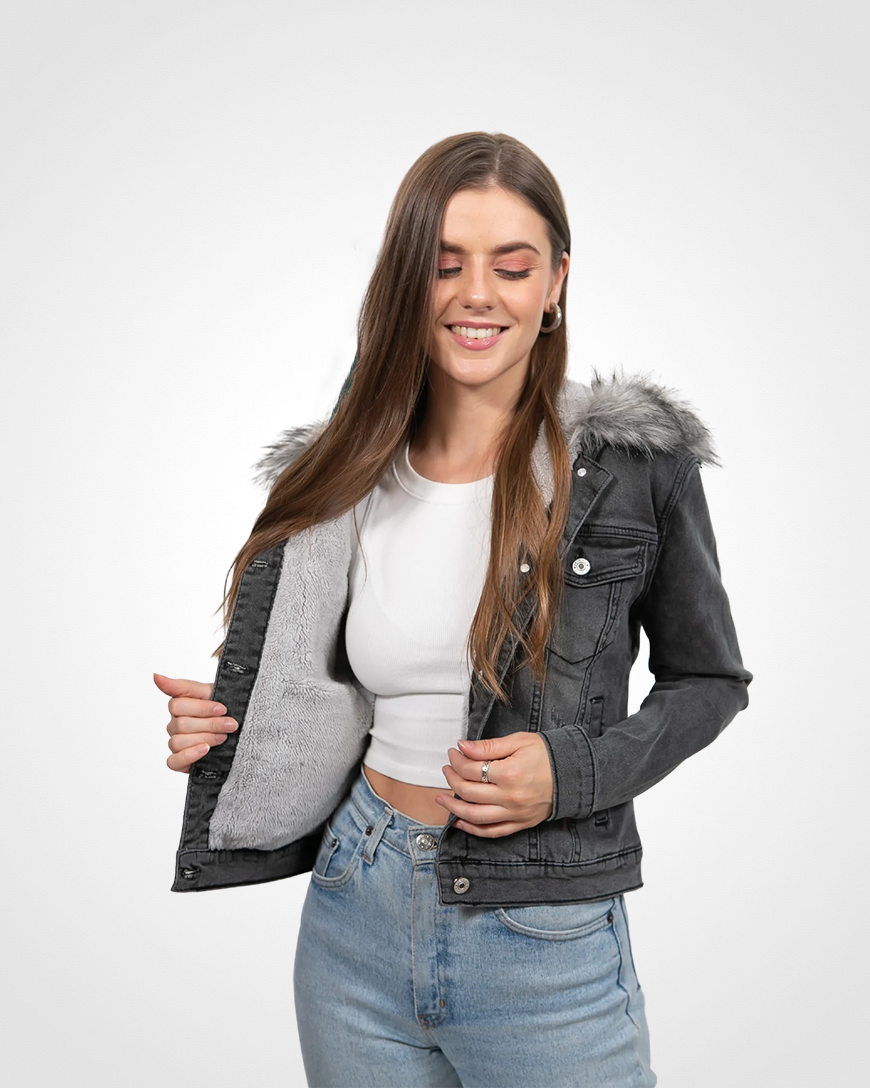 Chamarra de mezclilla Roosevelt para mujer chicfashionmx