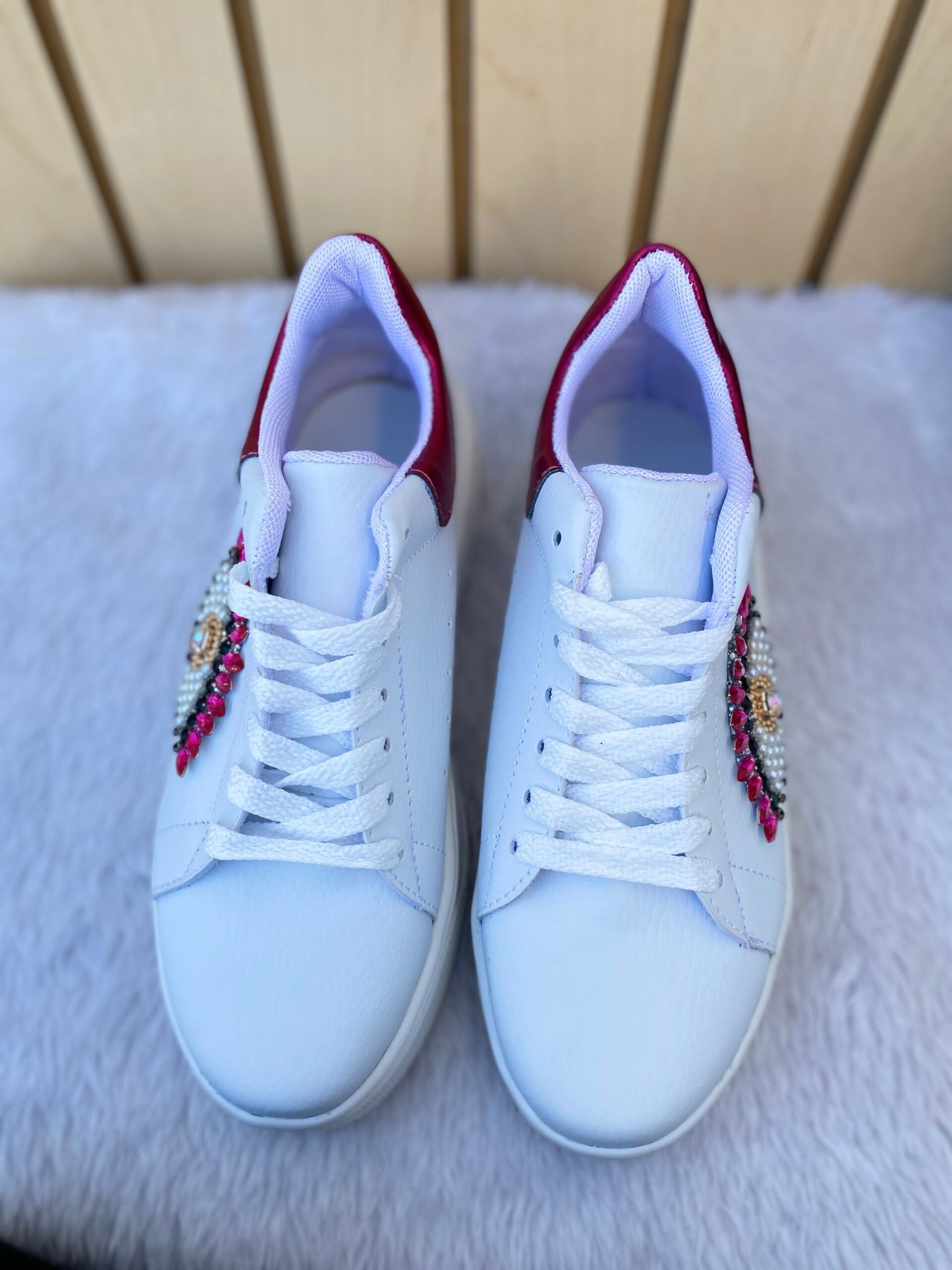 Sneakers white & Pink